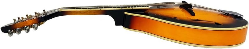 YoungMonic Mandolin Musical Instrument A Style Acoustic Mandolin Instrument Kit 8 String for Beginners Adults with Carrying Case Extra Strings Picks Cleaning Cloth - Image 2